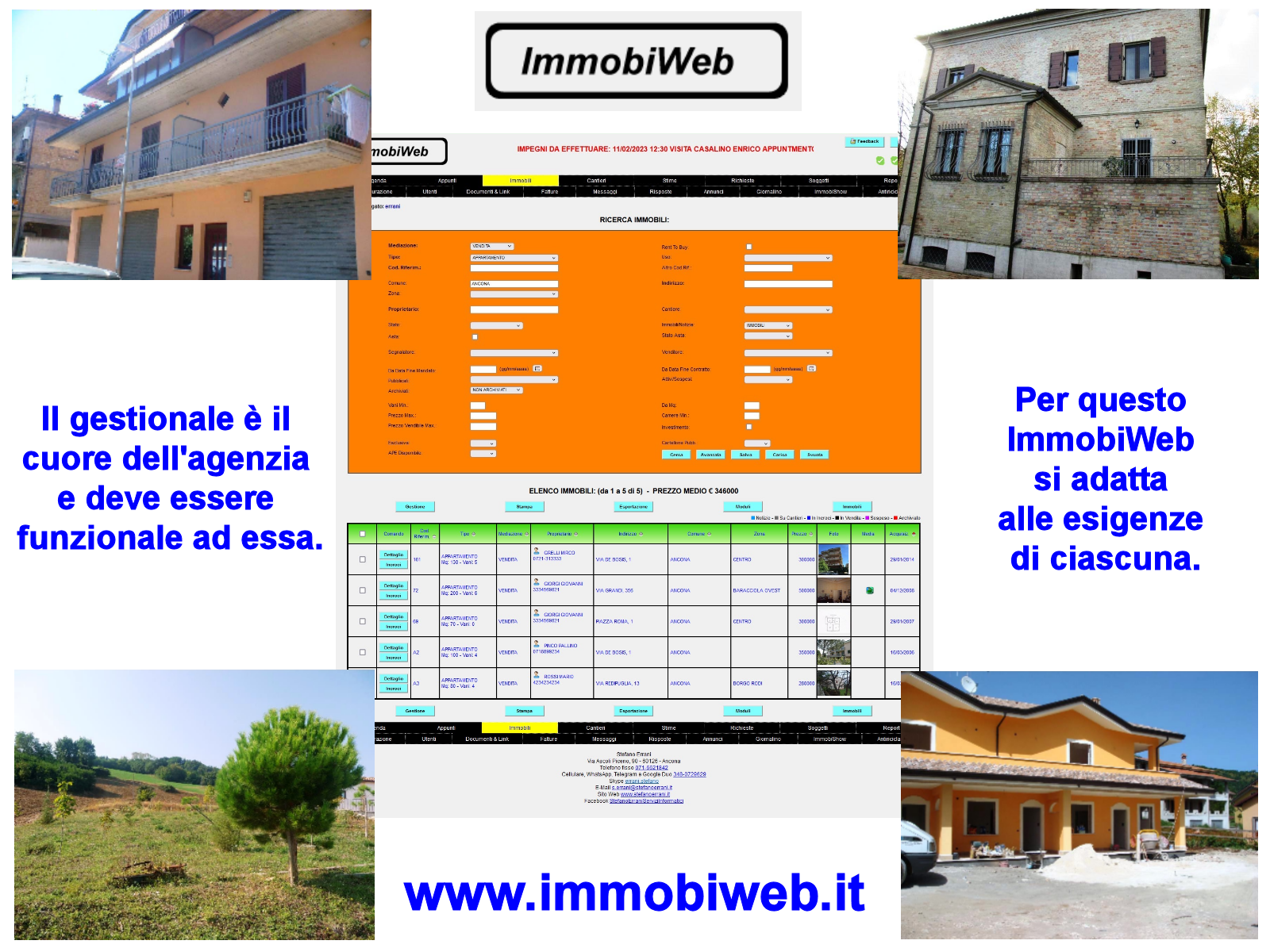 ImmobiWeb, il gestionale per l'agenzia immobiliare che si adatta ad essa