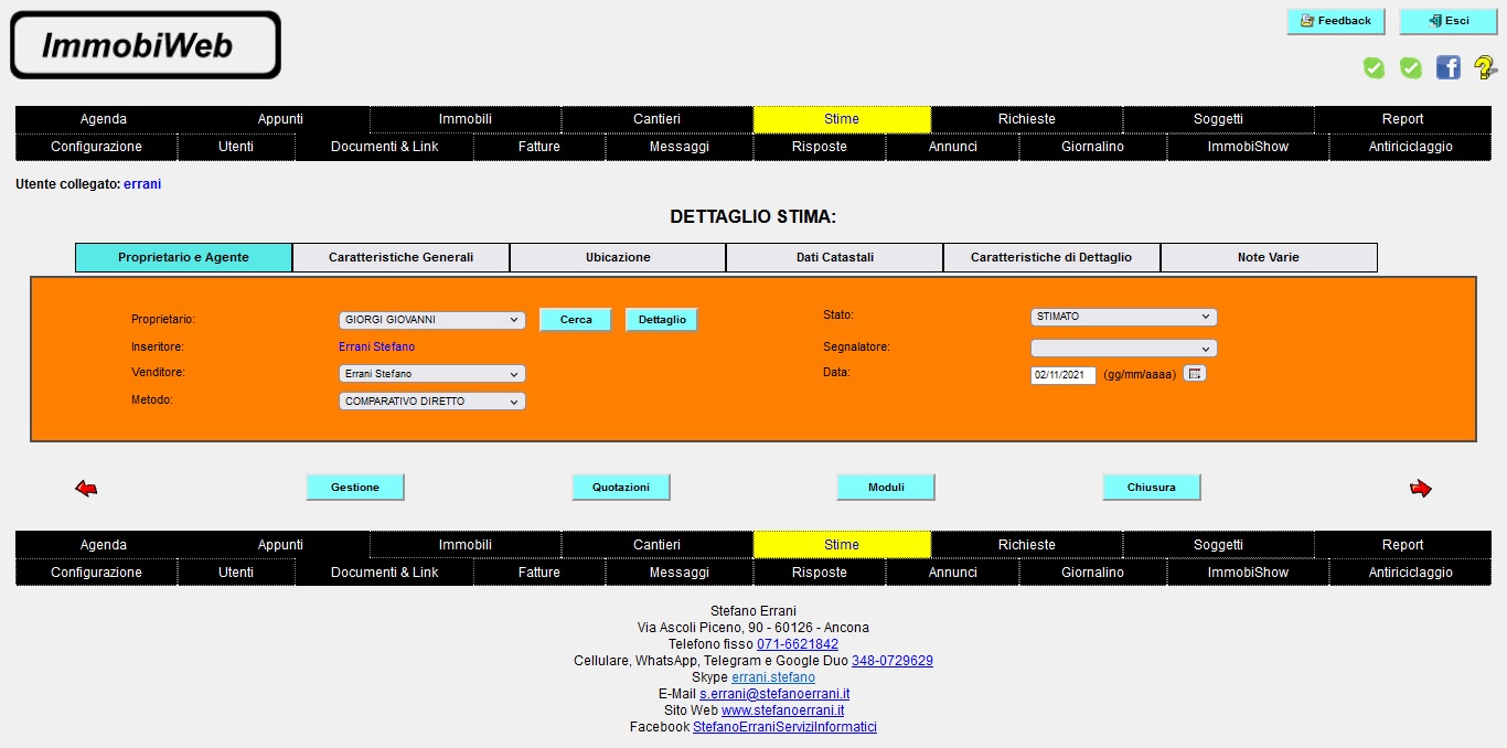 ImmobiWeb: Stime